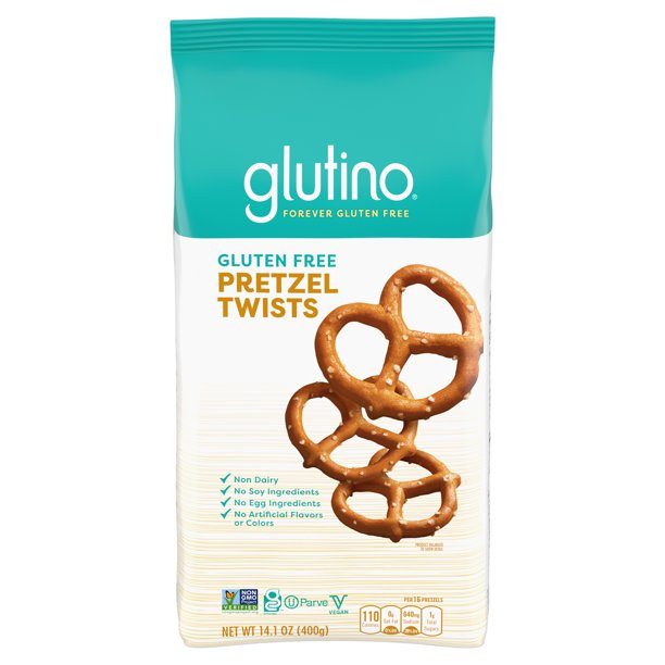 Gluten free pretzel twists box mentioned in the post