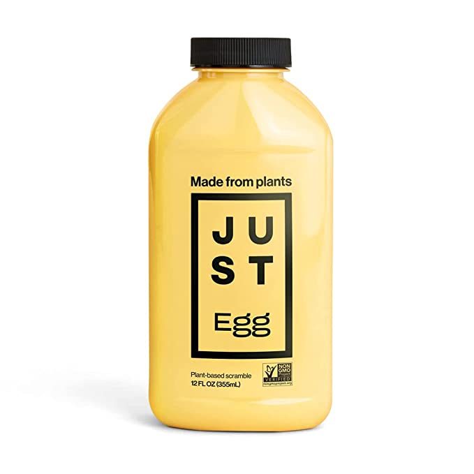 Plant-based egg substitute bottle mentioned in the post